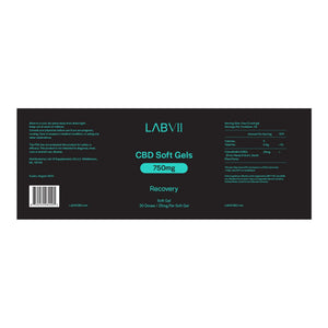 Lab VII CBD Capsules - Recovery 750mg Lab VII